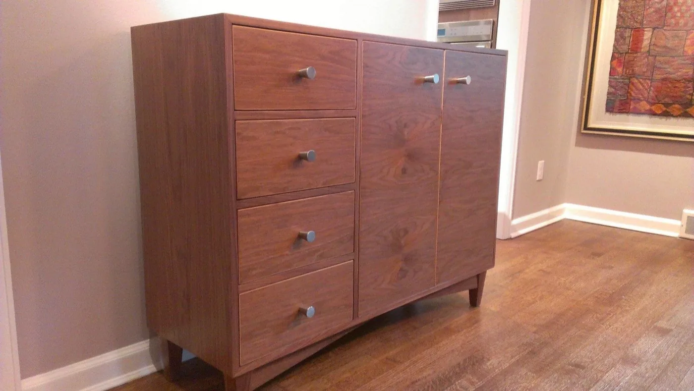 Custom closet and shelving by TG Woodworking